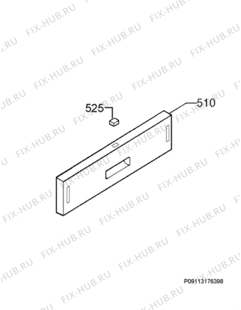 Взрыв-схема посудомоечной машины Ikea LAGAN 10279761 - Схема узла Command panel 037